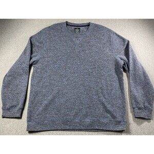 Member Mark Men's Crewneck Soft Sweatshirt Size XL Gray/blue